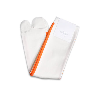 Tabi Line Socks Natural-Orange 1