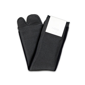 Tabi Line Socks Charcoal-Black 2