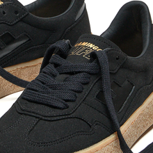 Burela Bold Black Suede