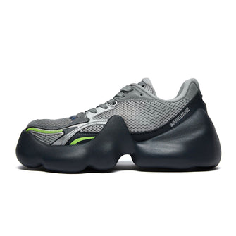 Bumpy Sneakers Silver Black